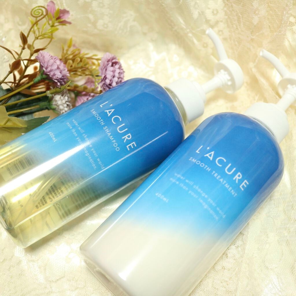 スムースシャンプー/スムーストリートメント/L'ACURE/市販シャンプーを使ったクチコミ(2枚目)