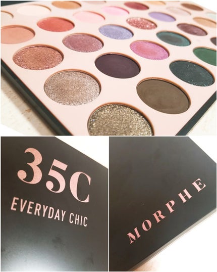 35C EVERYDAY CHIC ARTISTRY PALETTE/Morphe/アイシャドウパレットを使ったクチコミ(4枚目)