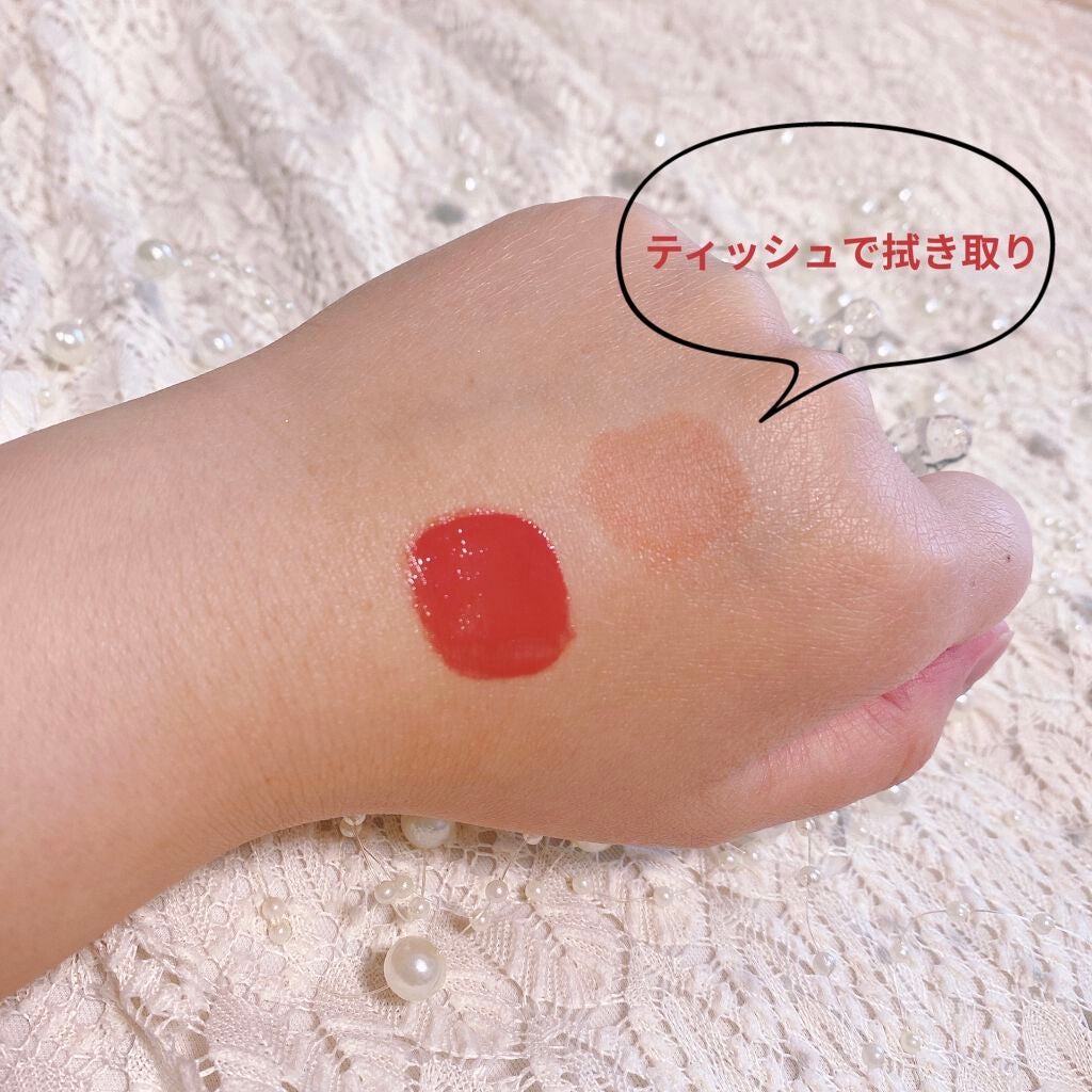 ウォータリーティントリップ/CEZANNE/リップティントを使ったクチコミ(2枚目)