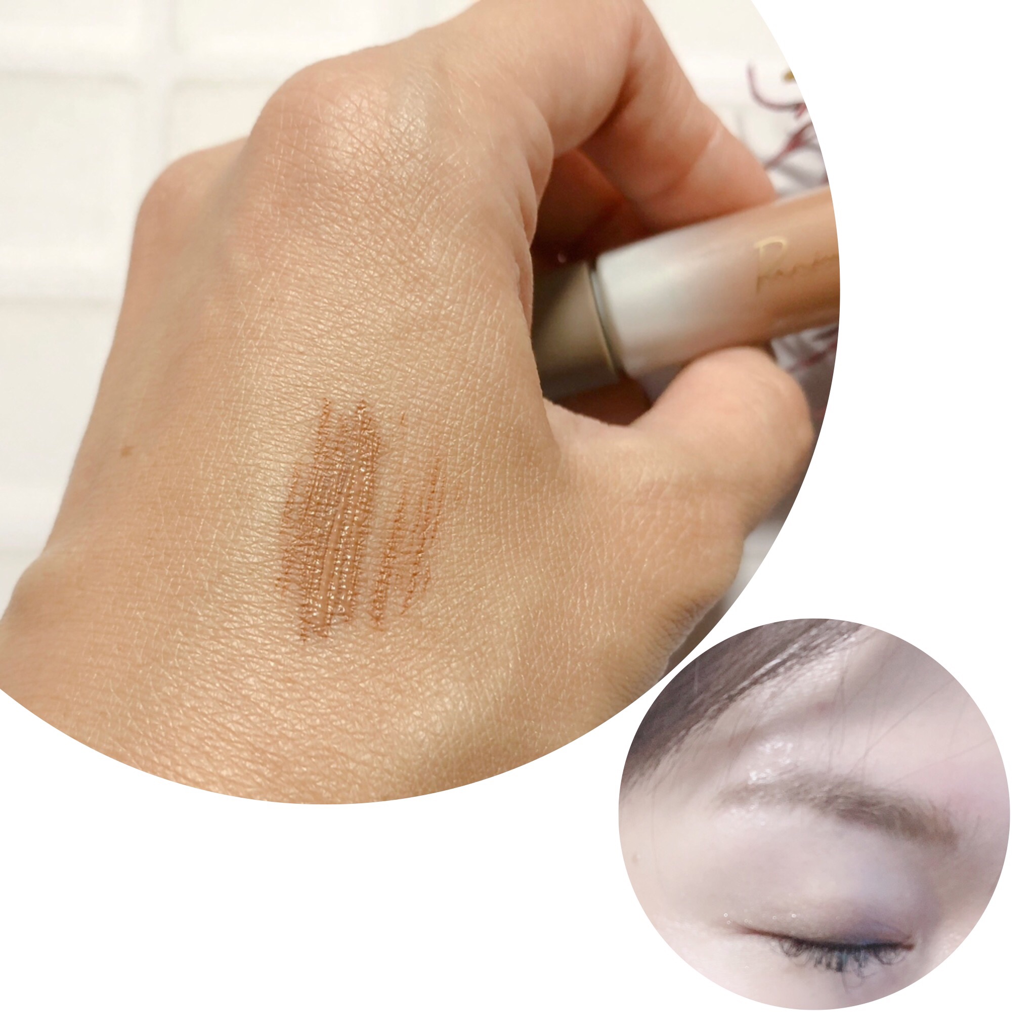 カラーインブロウマスカラ/Ririmew/眉マスカラを使ったクチコミ（3枚目）