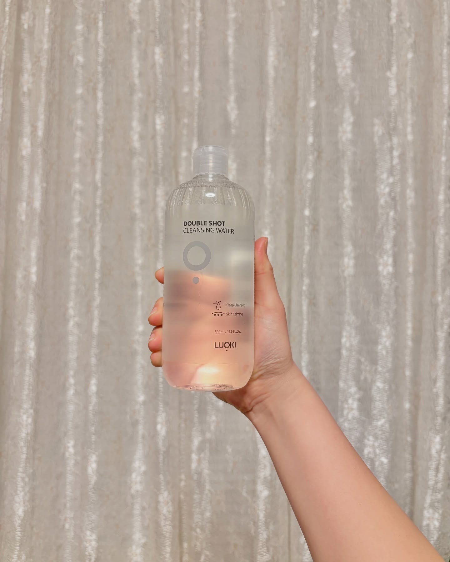 ダブルショットクレンジングウォーター/LUOKI/クレンジングウォーターを使ったクチコミ（1枚目）