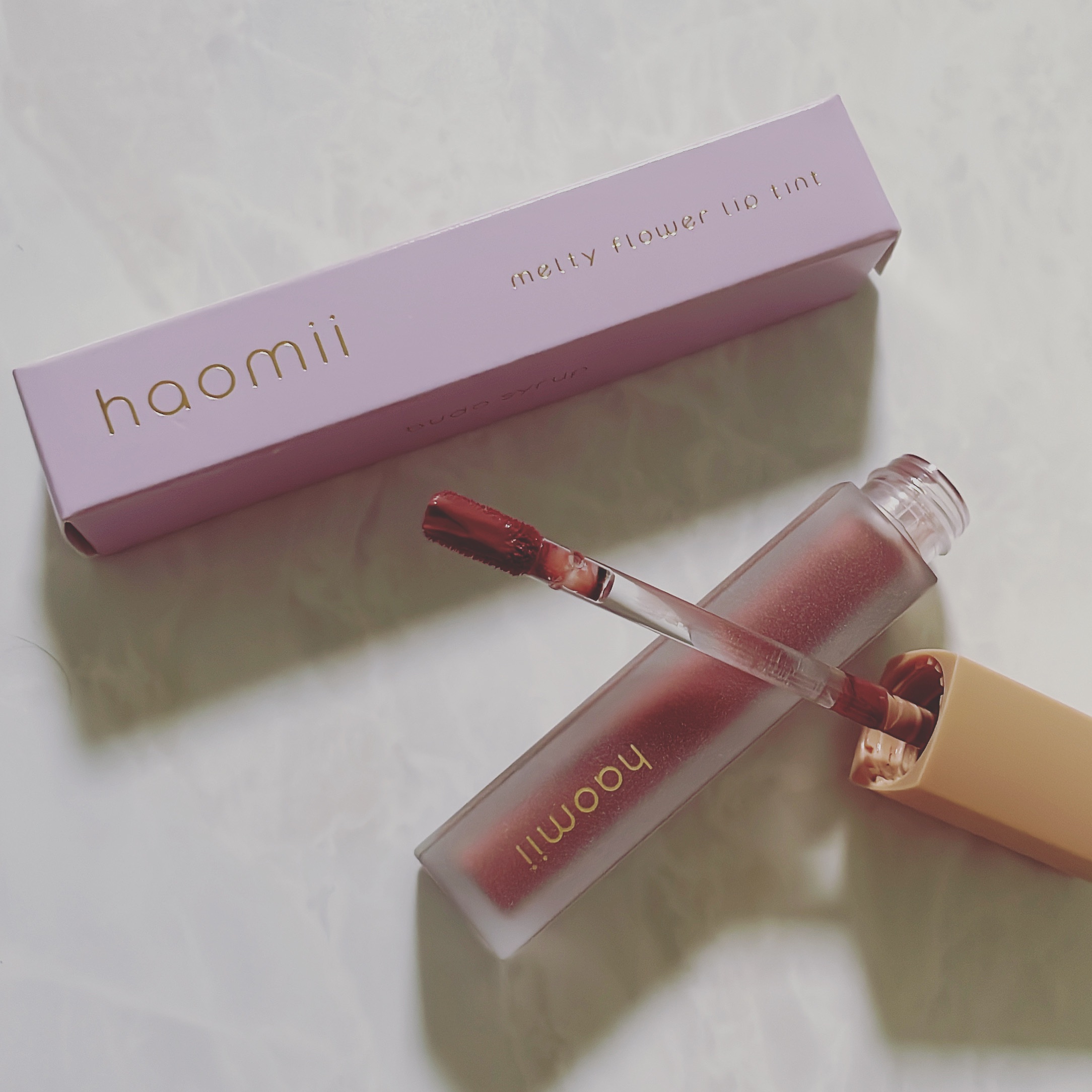 Melty flower lip tint/haomii/口紅を使ったクチコミ（3枚目）