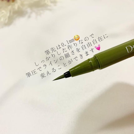 シルキーリキッドアイライナーWP/D-UP/リキッドアイライナーを使ったクチコミ(3枚目)