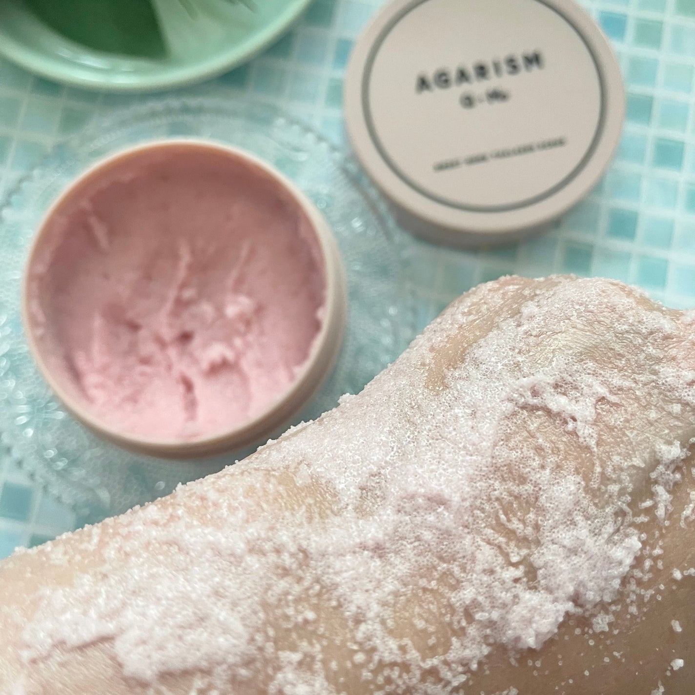 Q+Me スウィート ボム タラソ スクラブ/AGARISM/バスト・ヒップケアを使ったクチコミ(5枚目)