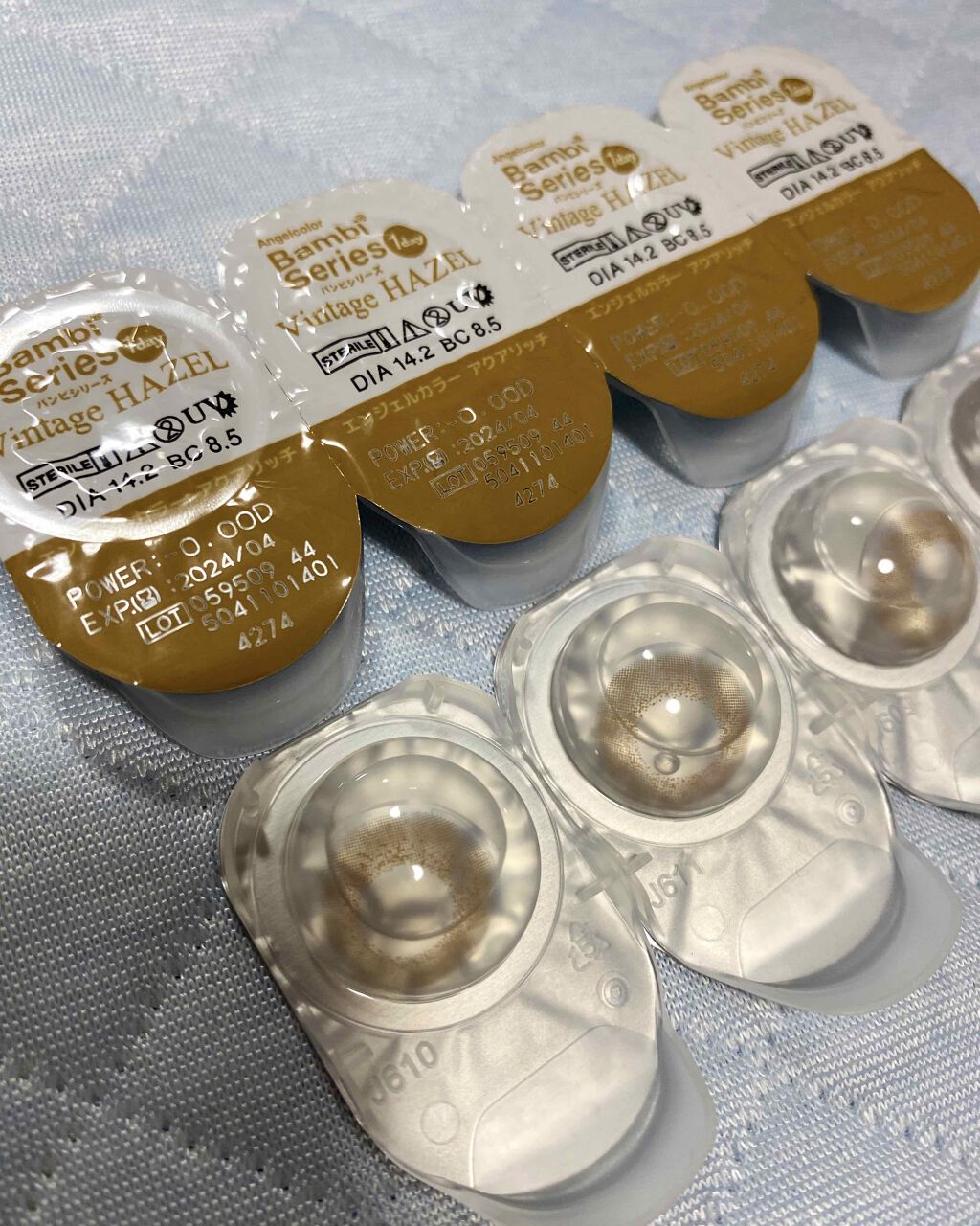 Angelcolor Bambi Series Vintage 1day/AngelColor/ワンデー（１DAY）カラコンを使ったクチコミ（2枚目）