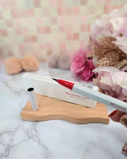 メイクコントロールライナー/MICHIKO.LIFE/リキッドアイライナーを使ったクチコミ(2枚目)