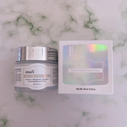 フレッシュリージュースドビタミンEマスク(90g)/Klairs/フェイスクリームを使ったクチコミ(4枚目)