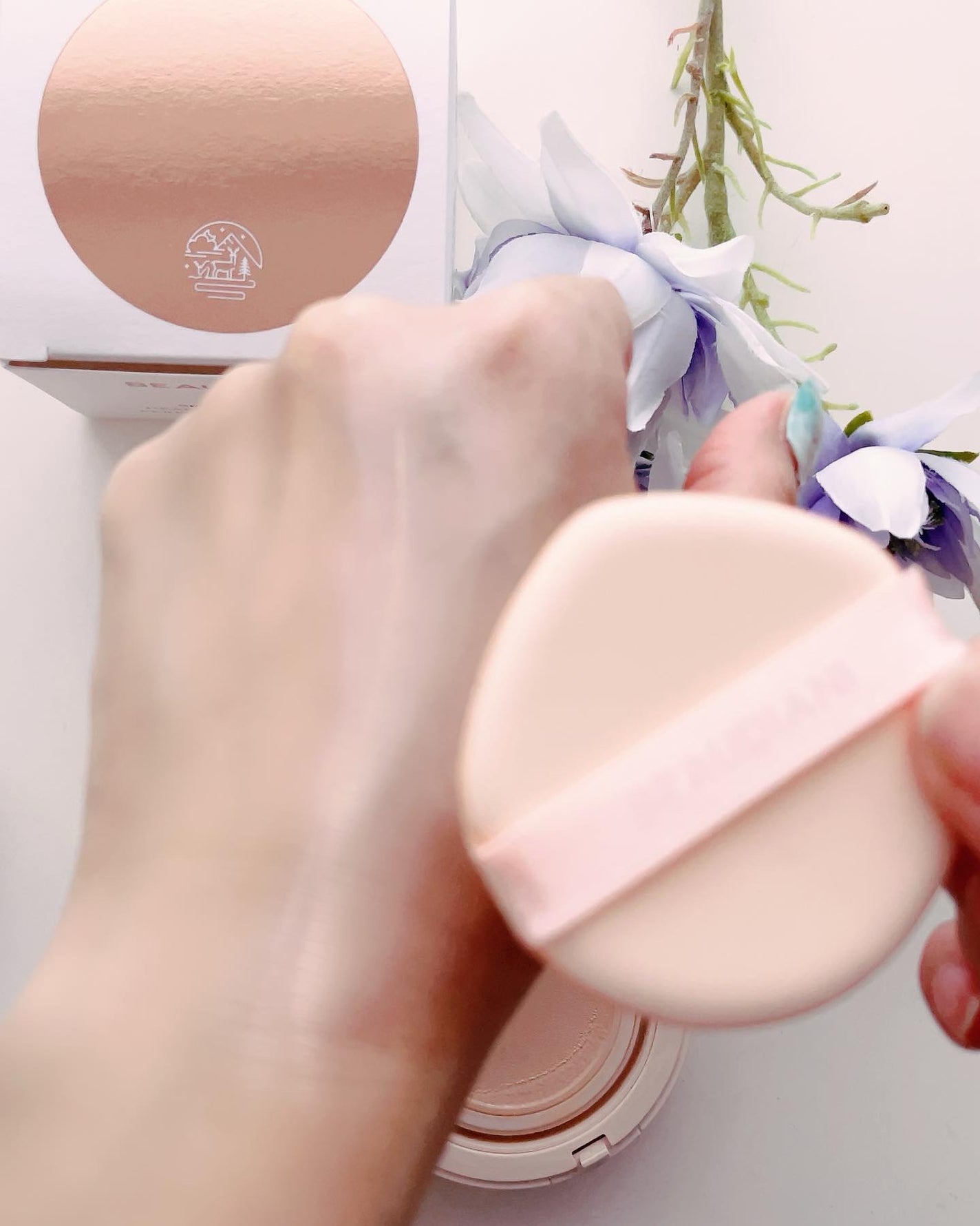 メッシュタイトアップクッション/BEAUDIANI/クッションファンデーションを使ったクチコミ(7枚目)