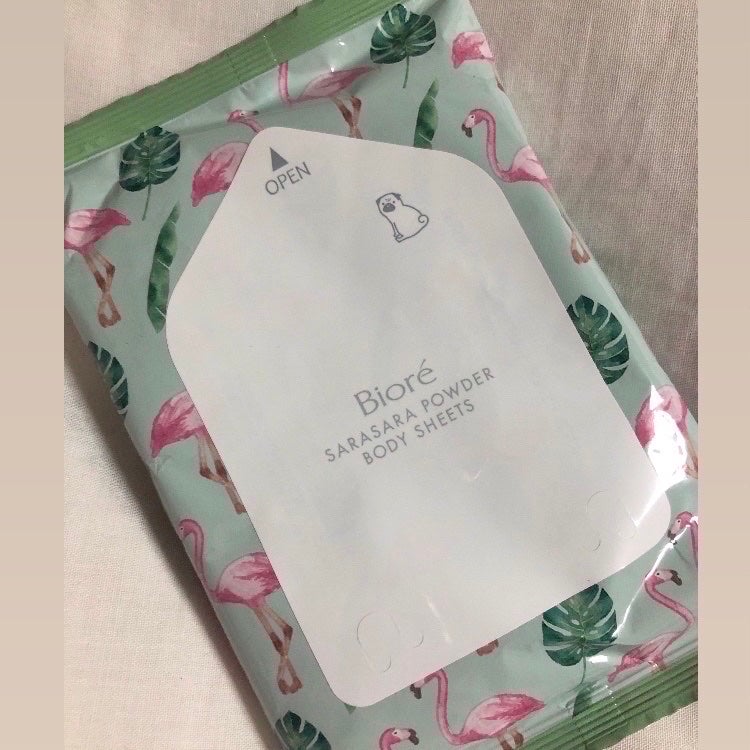 さらさらパウダーシート ひんやりシトラスの香り/ビオレ/ボディシートを使ったクチコミ(5枚目)