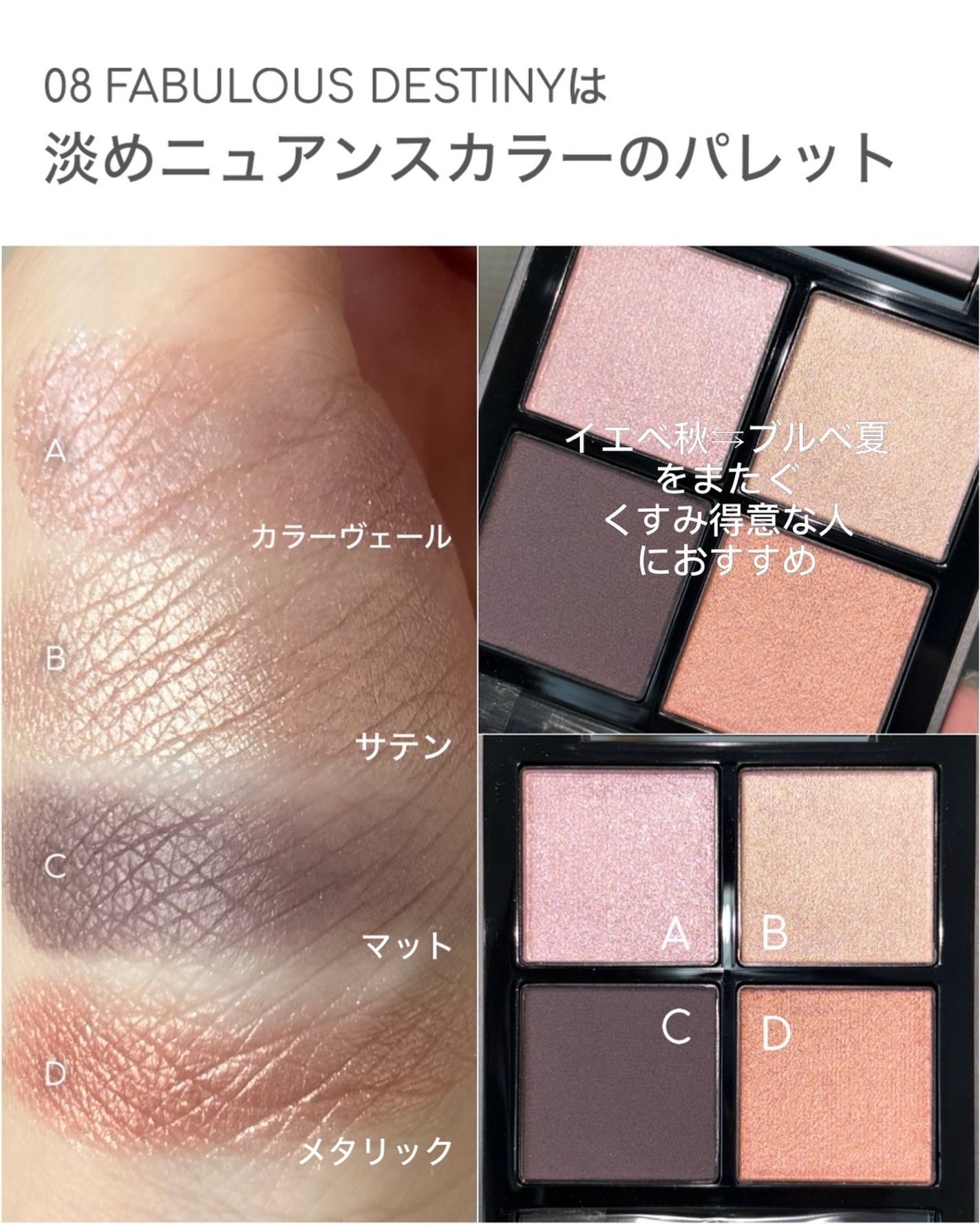 THREE スターゲージング アイシャドウクアッド/THREE/アイシャドウパレットを使ったクチコミ(3枚目)