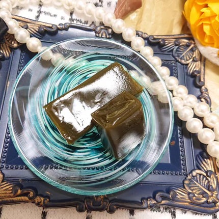 真紅 on LIPS 「ひとくち羊羹 深み抹茶をお試しさせて頂きました。宇治抹茶を贅沢..」(7枚目)