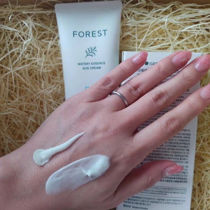 フォレスト エッセンスサンクリーム/FoRest by Greenfinger/日焼け止めローションを使ったクチコミ(1枚目)