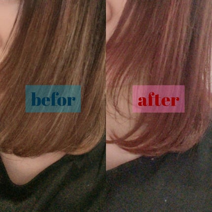 APRILSKIN ターンアップカラー トリートメントのクチコミ「【お家でヘアカラー♡トリートメントで傷まない🐰🍑】
.
TURN-UP COLOR TREAT.....」(2枚目)