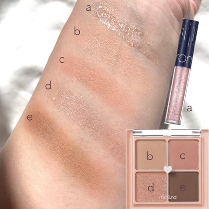 ベターザンアイズ/rom&nd/アイシャドウパレットを使ったクチコミ(3枚目)