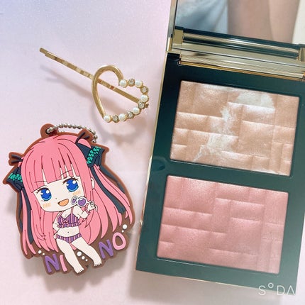 ハイライティング パウダー デュオ(LOVES RADIANCE COLLECTION) L02 ピンクグロウ/BOBBI BROWN/パウダーハイライトの画像