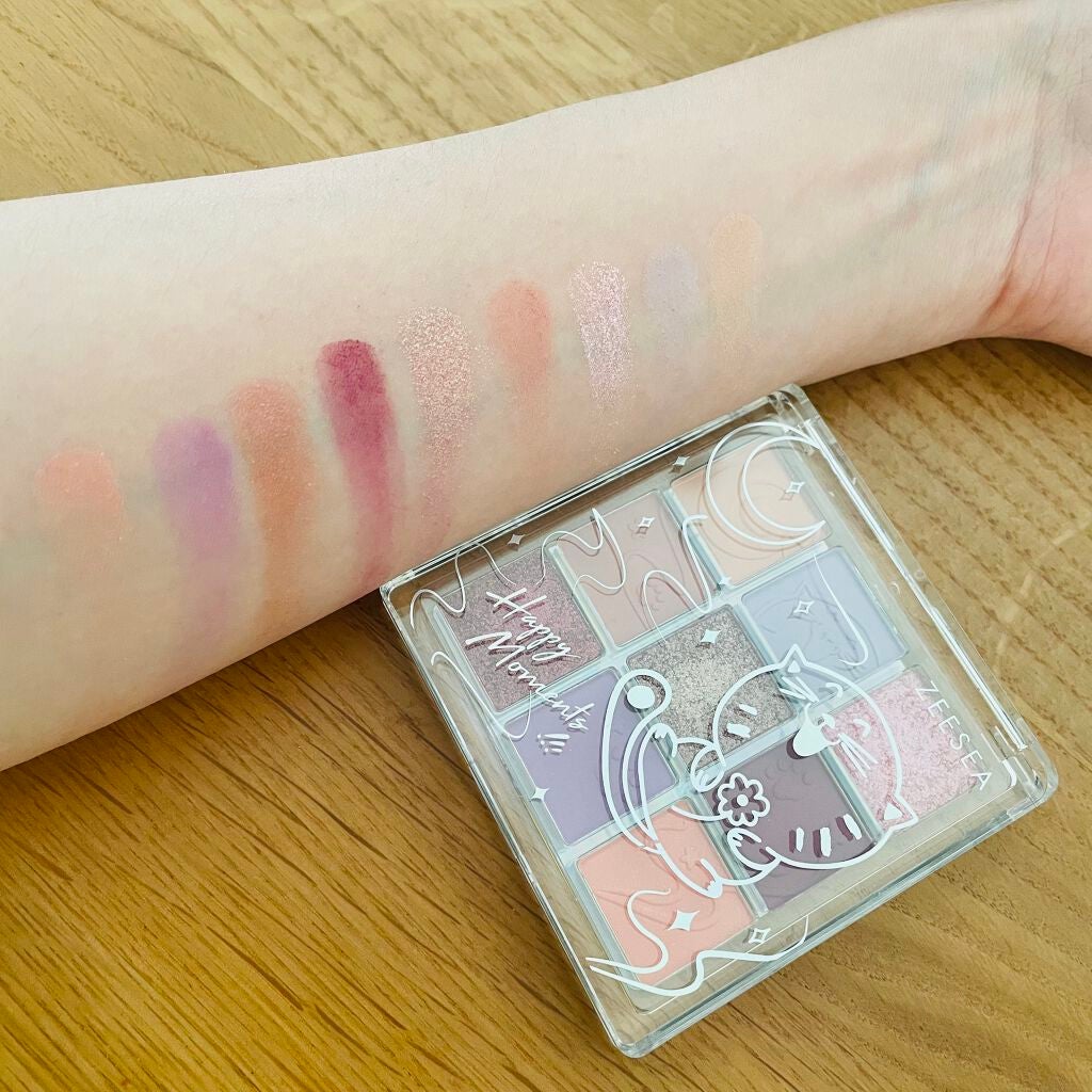 クォーツ 9色アイシャドウパレット(ドリームランドアイシャドウ)/ZEESEA/アイシャドウパレットを使ったクチコミ(2枚目)