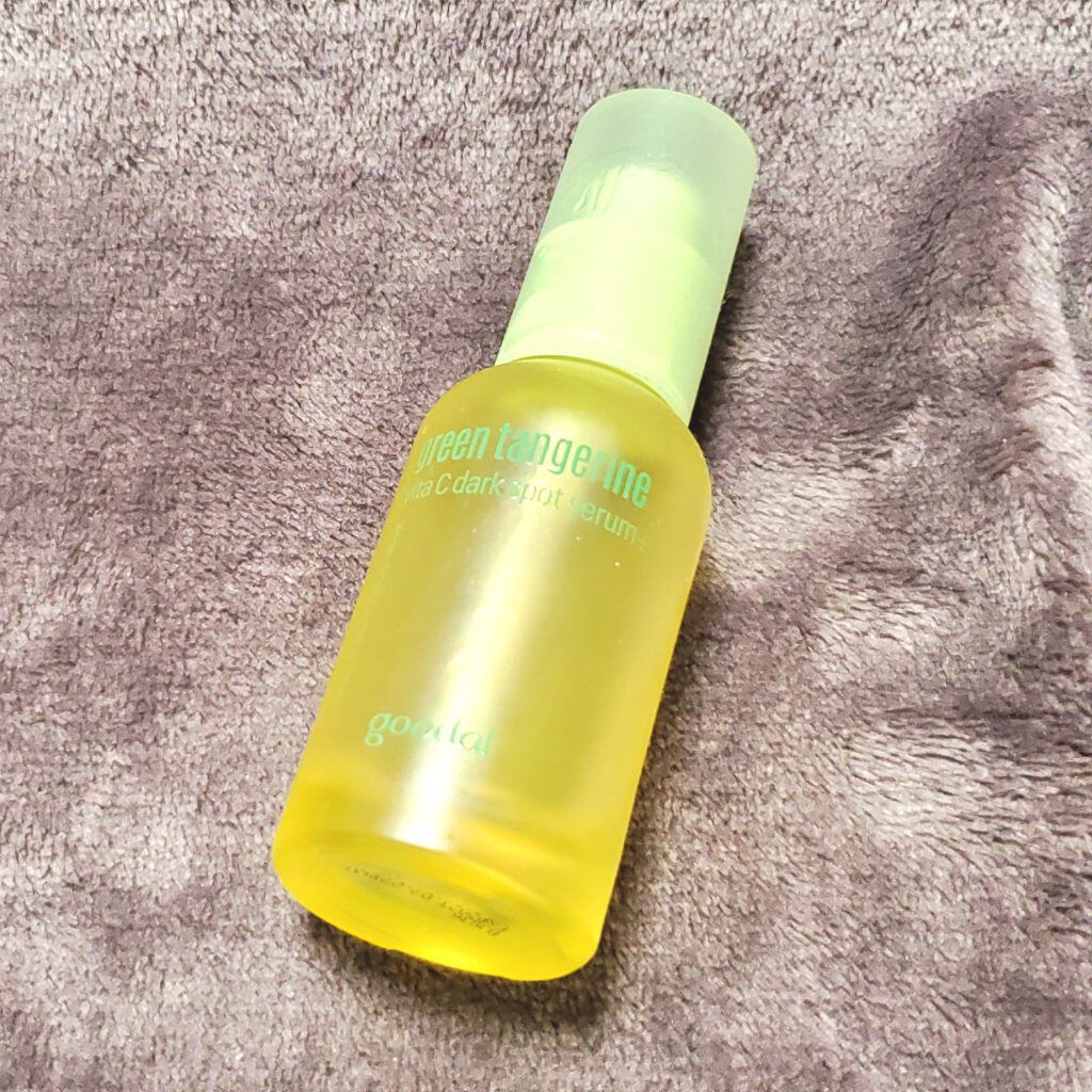 グリーンタンジェリン ビタC ダークスポットケアセラム/goodal/美容液を使ったクチコミ（1枚目）