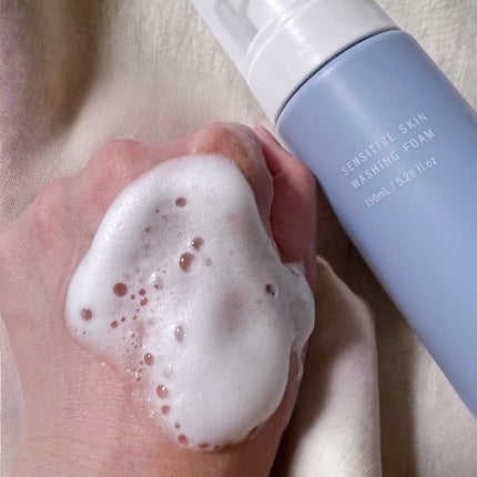 センシティブ スキン ウォッシングフォーム/OSAJI/泡洗顔を使ったクチコミ(4枚目)