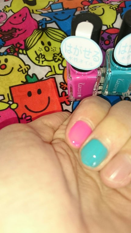 カンコレネイルカラー/DAISO/マニキュアを使ったクチコミ(2枚目)