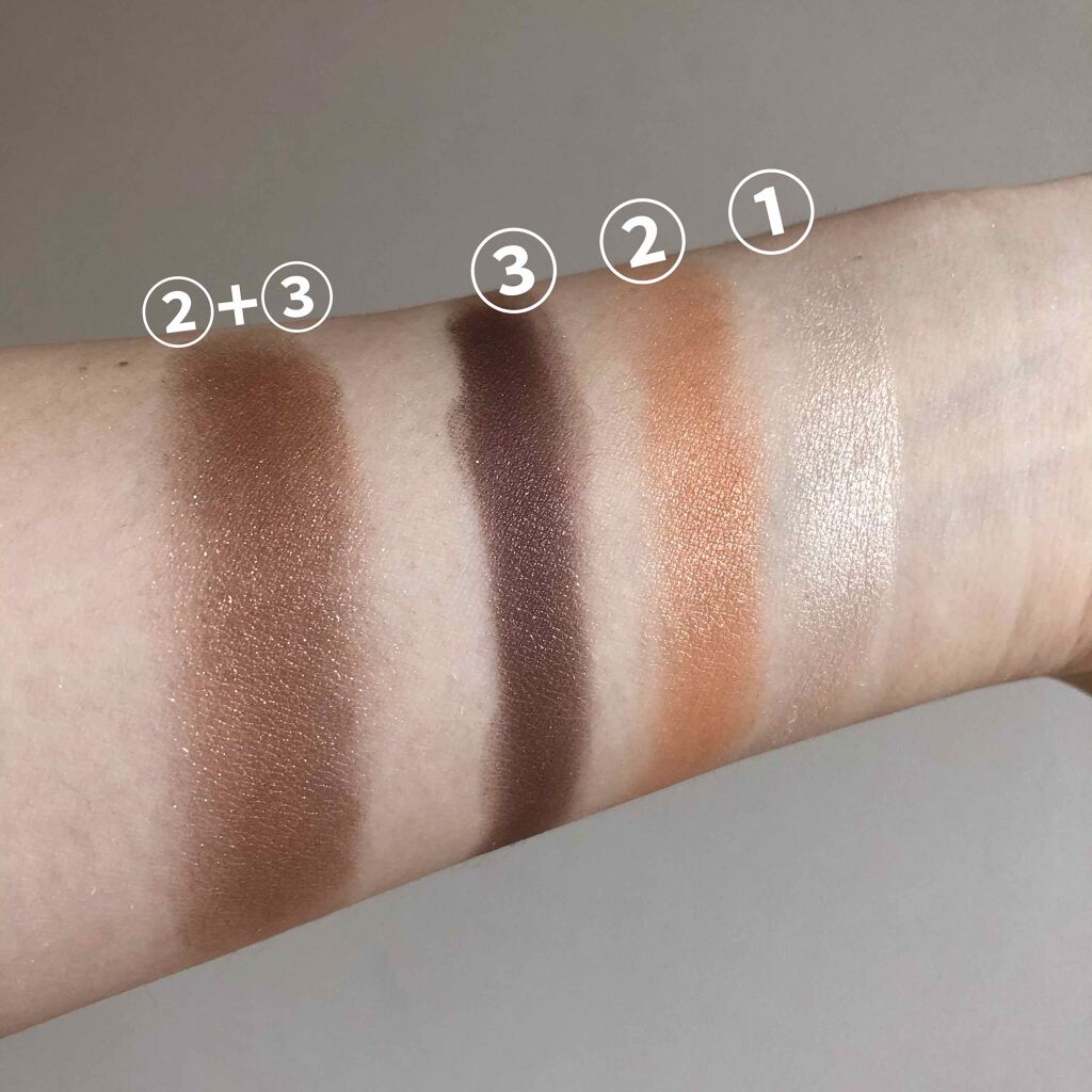 トーンアップアイシャドウ/CEZANNE/アイシャドウパレットを使ったクチコミ(2枚目)