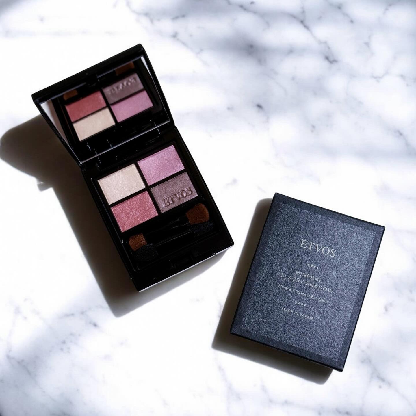ミネラルクラッシィシャドー メロウガーネット（限定色）/エトヴォス/アイシャドウパレットを使ったクチコミ（2枚目）