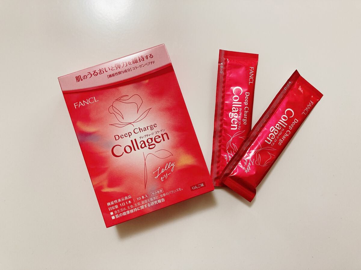 ディープチャージ コラーゲン スティックゼリー/ファンケル/美容サプリメントを使ったクチコミ(1枚目)