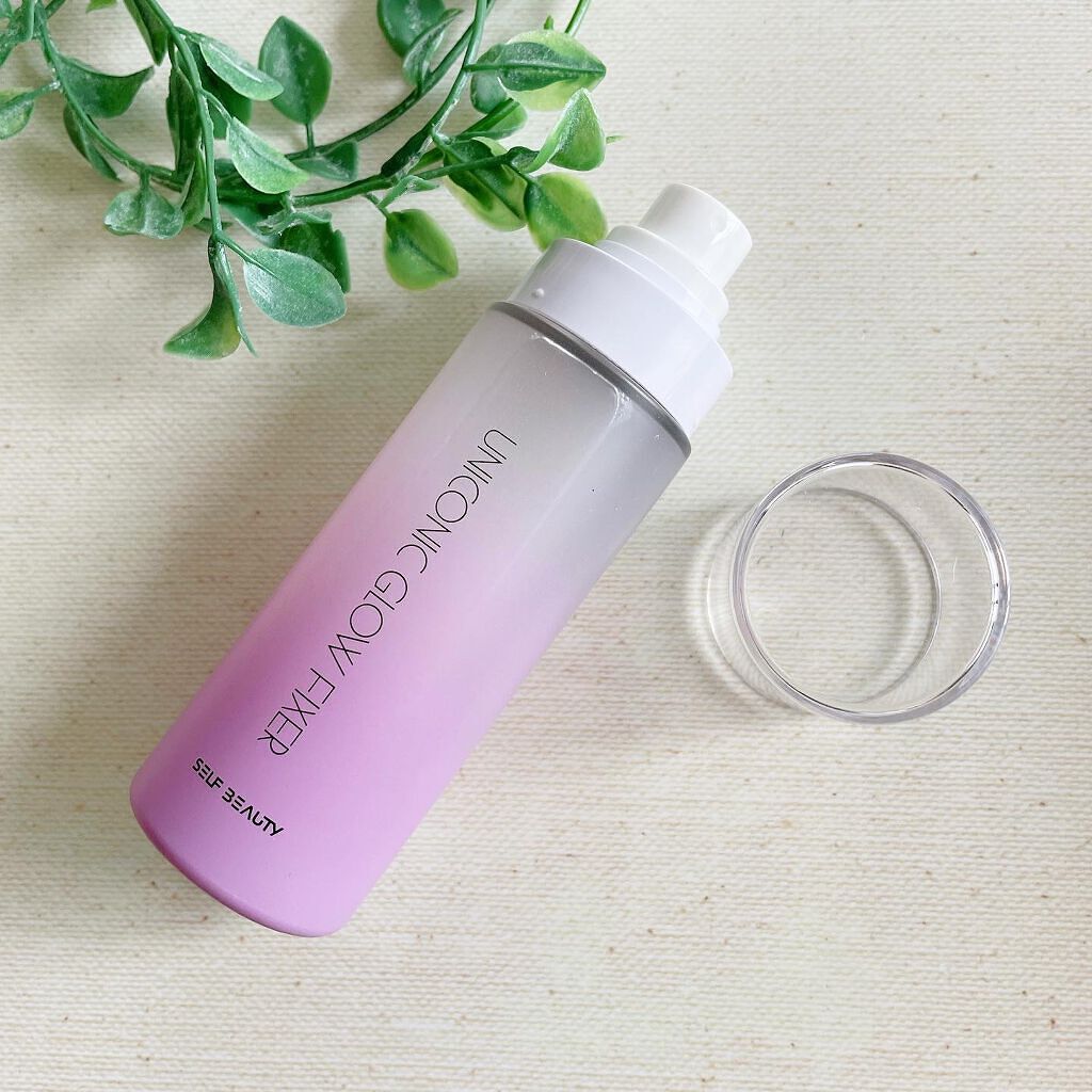 ユニコーン メイクアップグローフィックスミスト/SELF BEAUTY/フィックスミストを使ったクチコミ（2枚目）