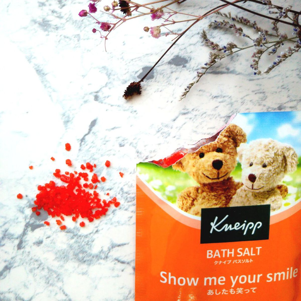 クナイプ バスソルト ネロリの香り 50g【旧】/クナイプ/無機塩系入浴剤を使ったクチコミ（2枚目）