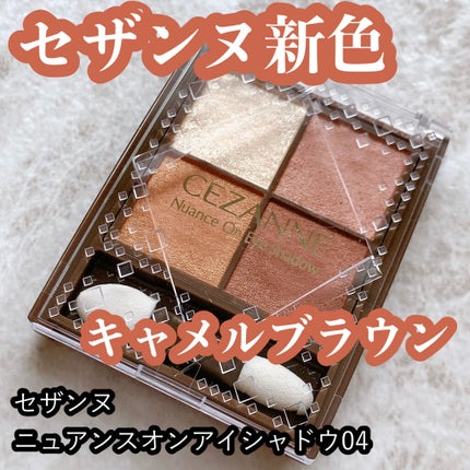 ニュアンスオンアイシャドウ/CEZANNE/アイシャドウパレットを使ったクチコミ(1枚目)