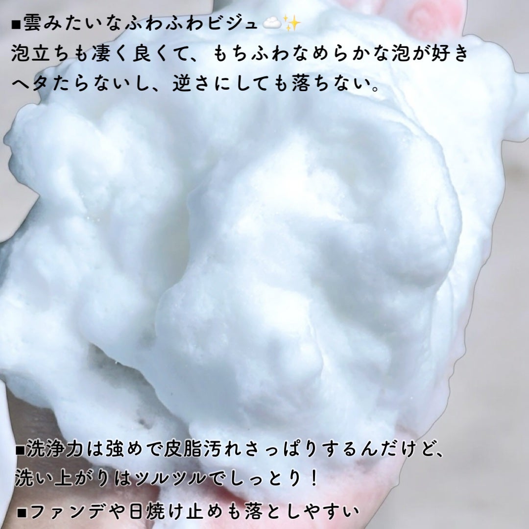 ヴィーガンパッククレンザーチューブ/WHIPPED/洗顔フォームを使ったクチコミ(4枚目)