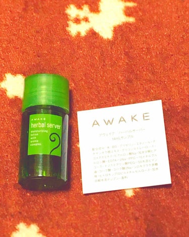 ハーバルサーバー/Awake/化粧水を使ったクチコミ（1枚目）