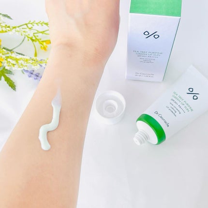 ティーツリーピュリファイングリーンアップサン/Dr.Ceuracle/日焼け止めミルクを使ったクチコミ(2枚目)