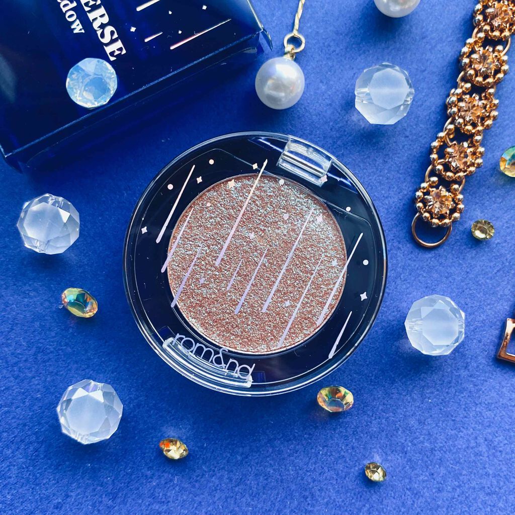 グリッター シャドウ カラー/rom&nd/グリッターを使ったクチコミ（3枚目）