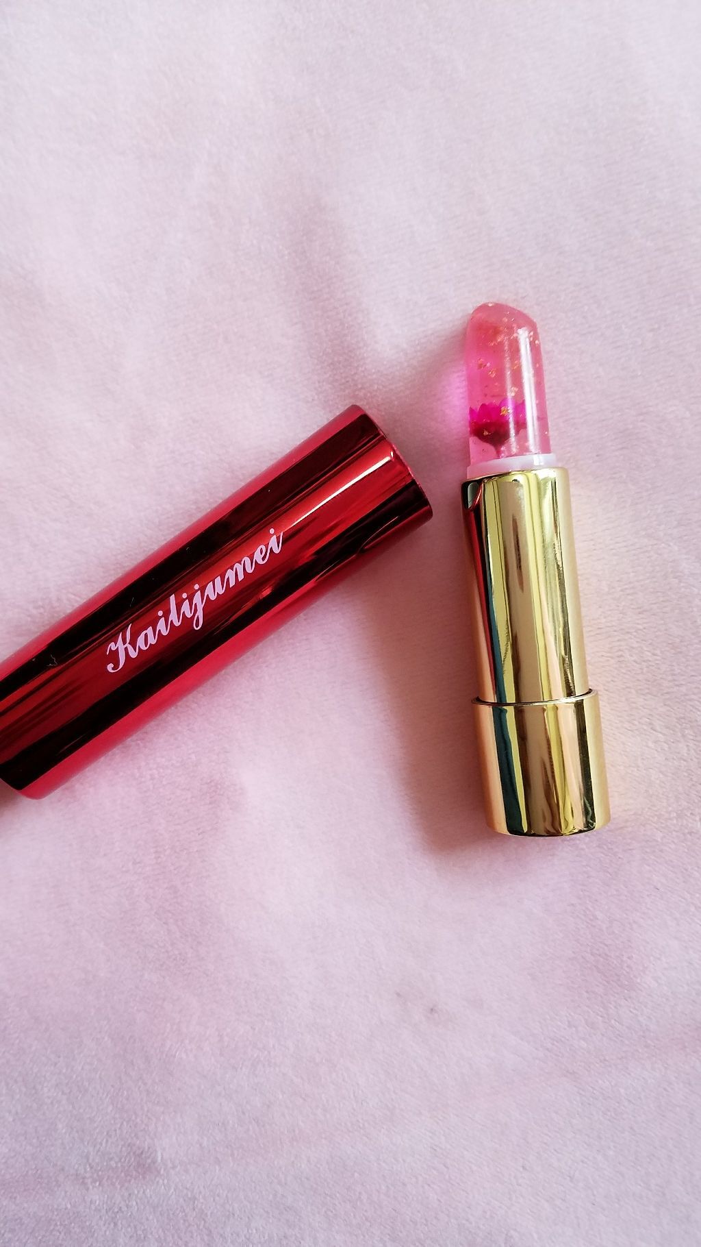 フラワーリップスティック/Kailijumei/口紅を使ったクチコミ(2枚目)