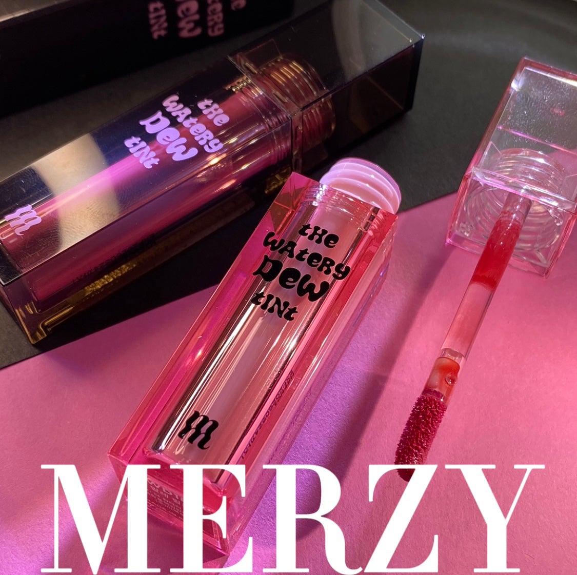 ザ ウォータリーデューティント/MERZY/リップティントを使ったクチコミ(1枚目)