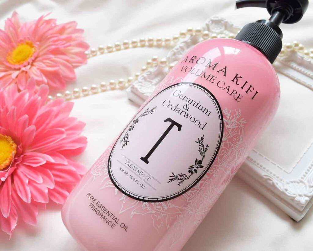 ボリュームケアシャンプー/トリートメント/AROMA KIFI/シャンプー・コンディショナーを使ったクチコミ(4枚目)