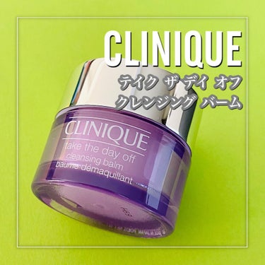 CLINIQUE テイク ザ デイ オフ クレンジング バームのクチコミ「*･゜ﾟ･*:.｡..｡.:*･'･*:.｡. .｡.:*･゜ﾟ･*


　　CLINIQUE.....」（2枚目）