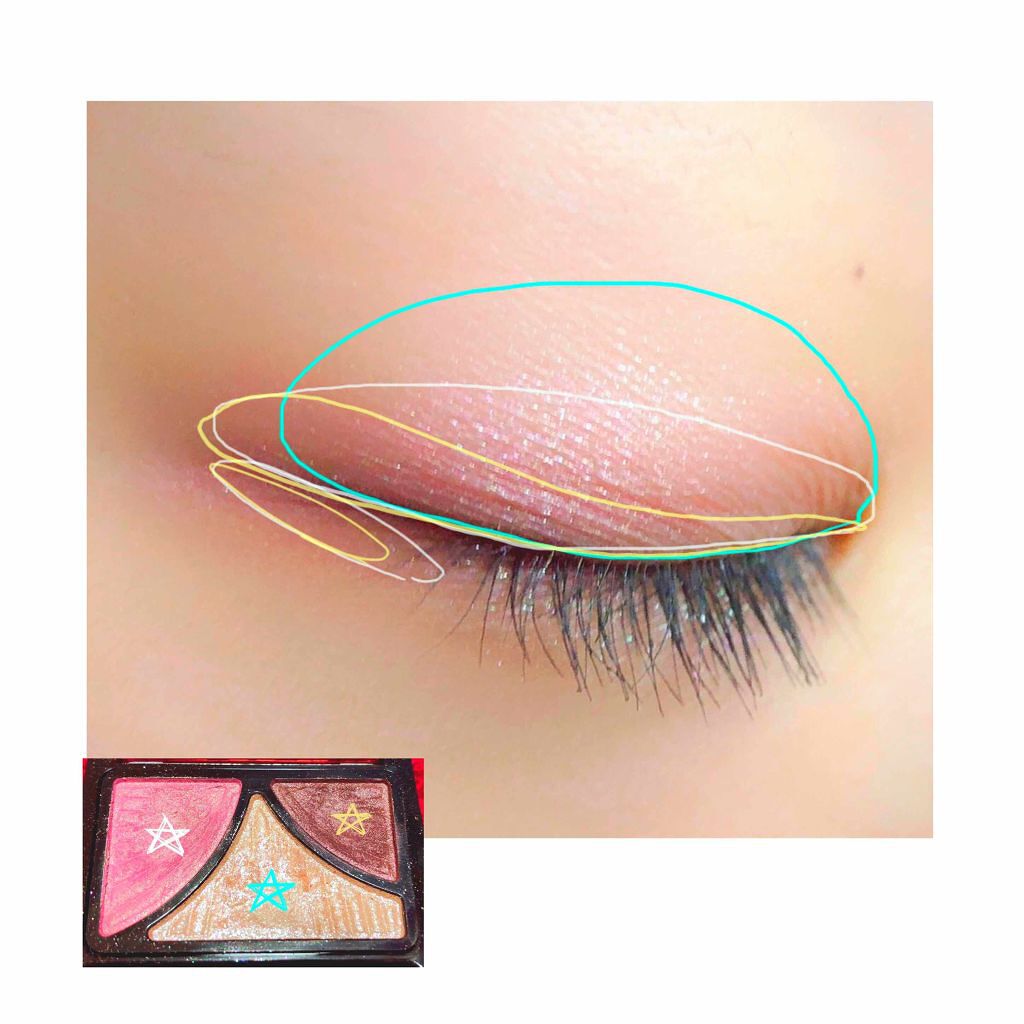 ジューシーピュアアイズ/キャンメイク/アイシャドウパレットを使ったクチコミ（2枚目）