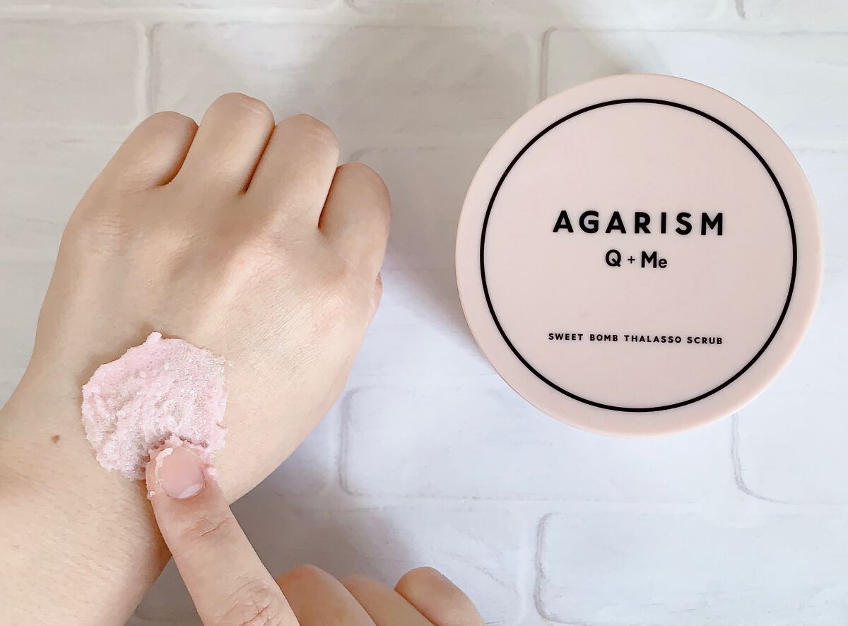 Q+Me スウィート ボム タラソ スクラブ/AGARISM/バスト・ヒップケアを使ったクチコミ(6枚目)