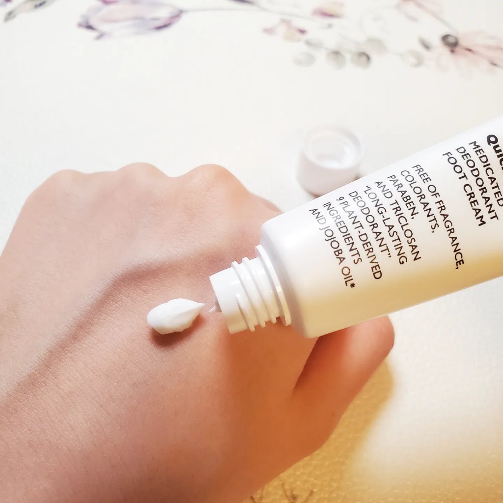 QB 薬用デオドラントフットクリーム 40C/クイックビューティー/デオドラント・制汗剤を使ったクチコミ（3枚目）