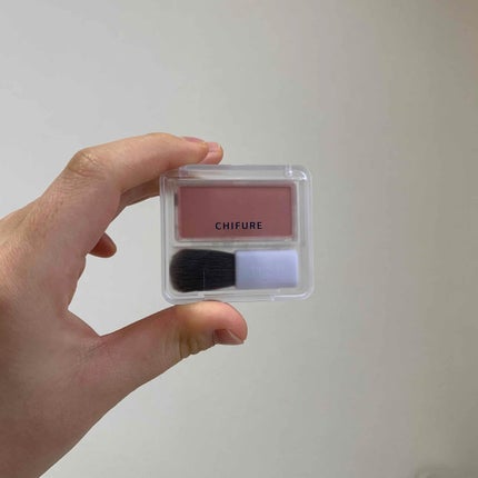 チーク カラー(ブラシ付)/ちふれ/パウダーチークを使ったクチコミ(1枚目)