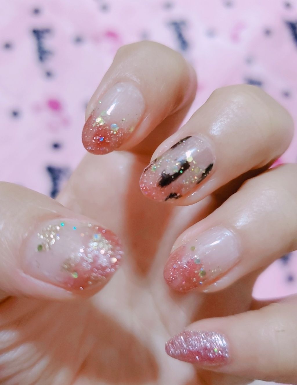 サンリオネイル/DAISO/マニキュアを使ったクチコミ(1枚目)