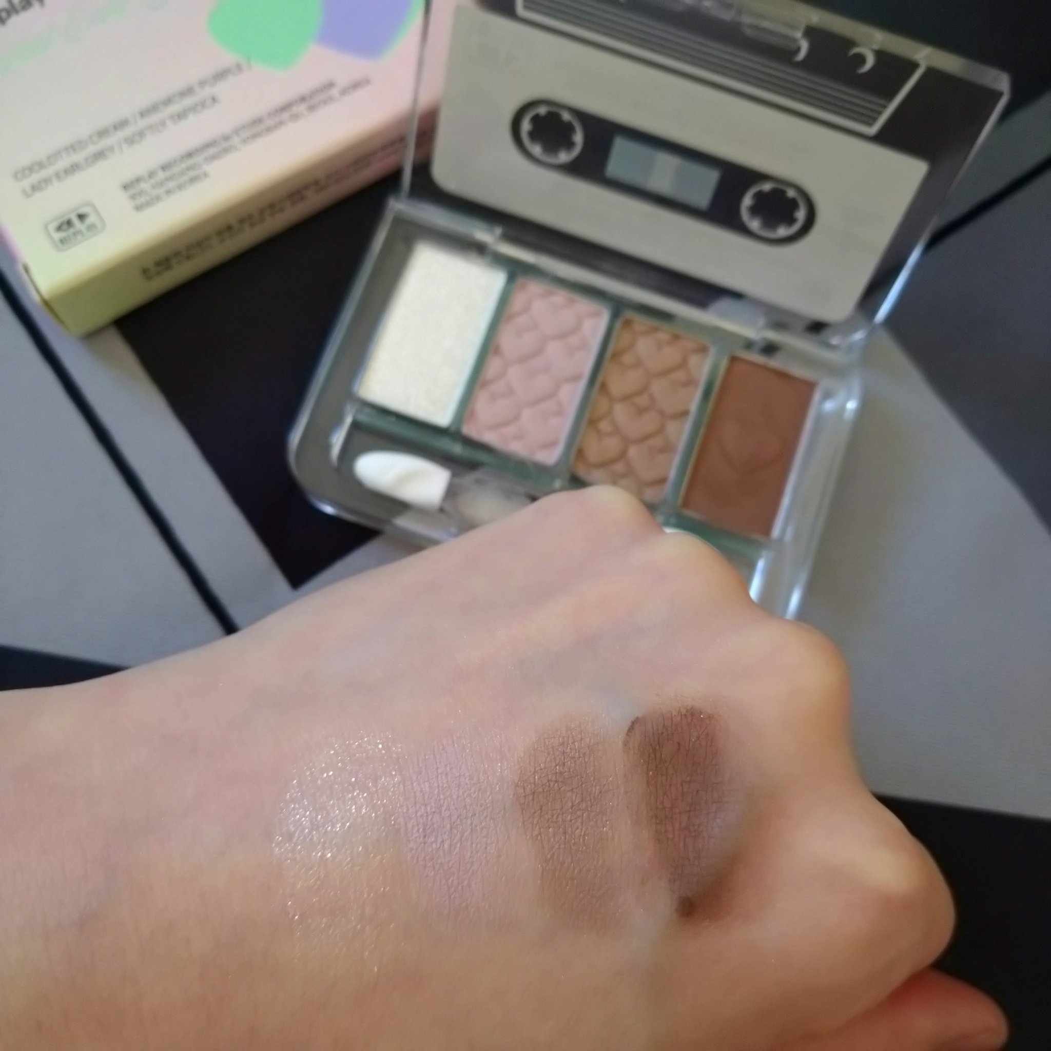 プレイカラーアイズミニ　リプレイコレクション アーユーレディー？/ETUDE/アイシャドウパレットを使ったクチコミ（2枚目）