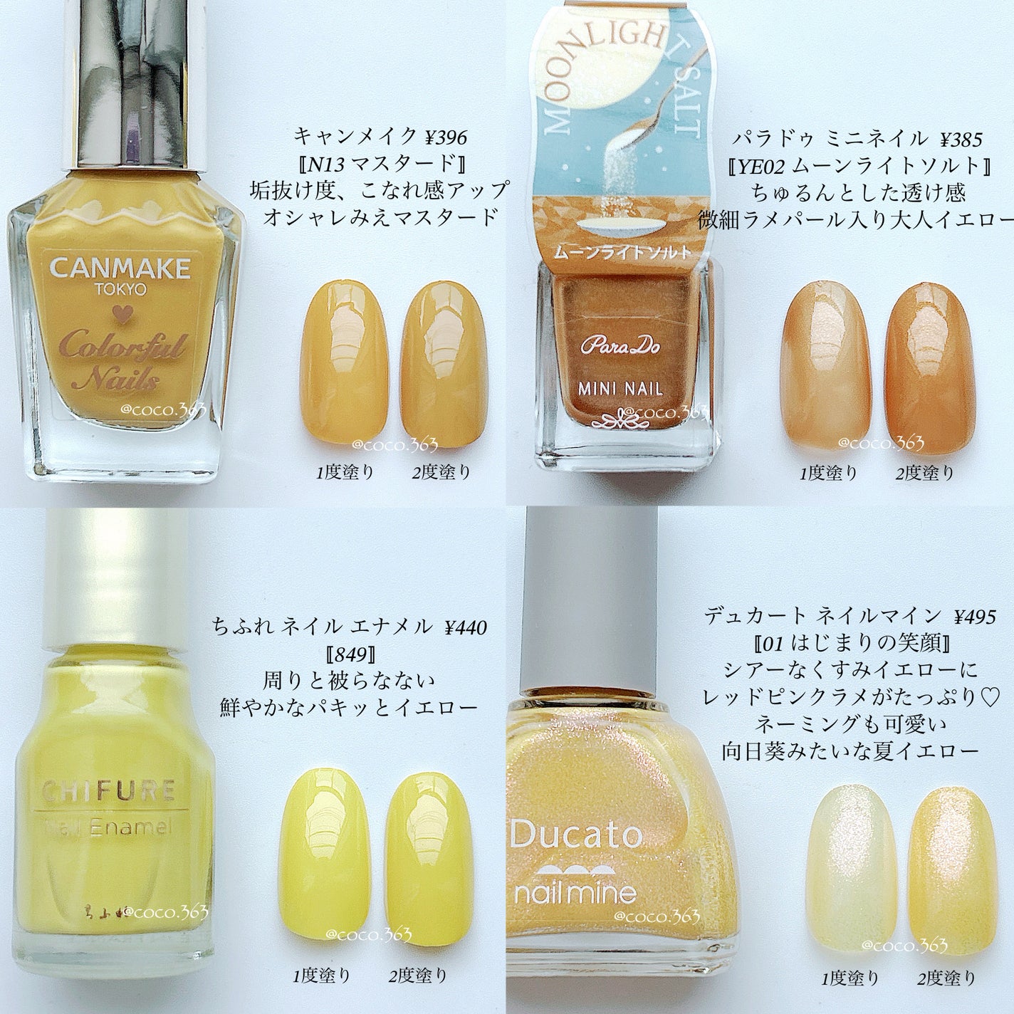 カラフルネイルズ/キャンメイク/マニキュアを使ったクチコミ(5枚目)