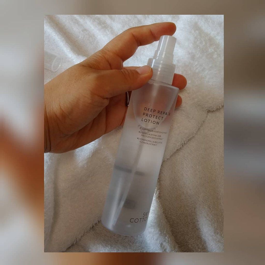 濃厚リペア プロテクトローション/スキンコットン/ミスト状化粧水を使ったクチコミ(3枚目)
