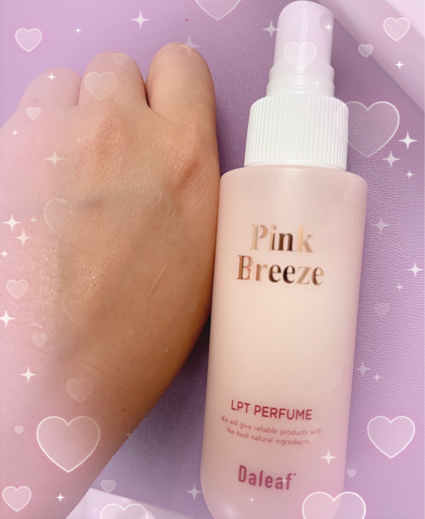 パフュームヘアパックインミスト Pink Breeze/Daleaf/アウトバストリートメントを使ったクチコミ(3枚目)
