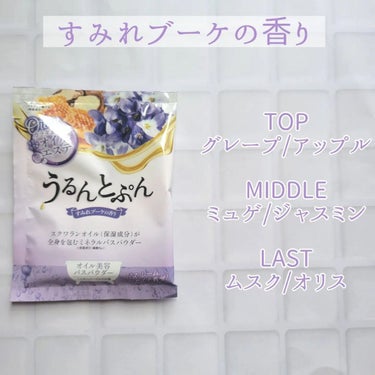 うるんとぷんオイルインバスパウダー マルメロハニーの香り［45g］/マックス/入浴剤を使ったクチコミ（2枚目）