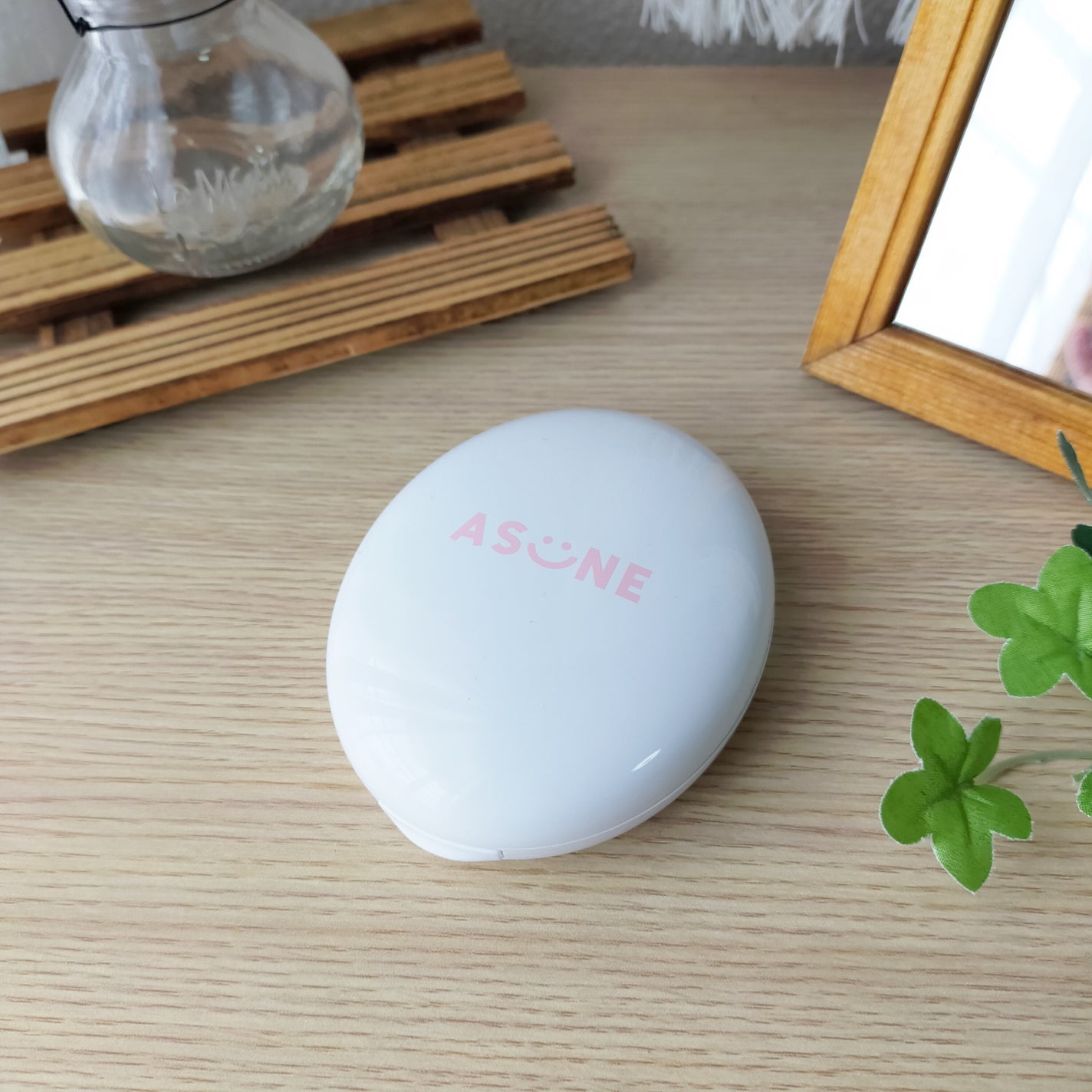 デューイーメッシュファンデーション/ASUNE /クッションファンデーションを使ったクチコミ(1枚目)