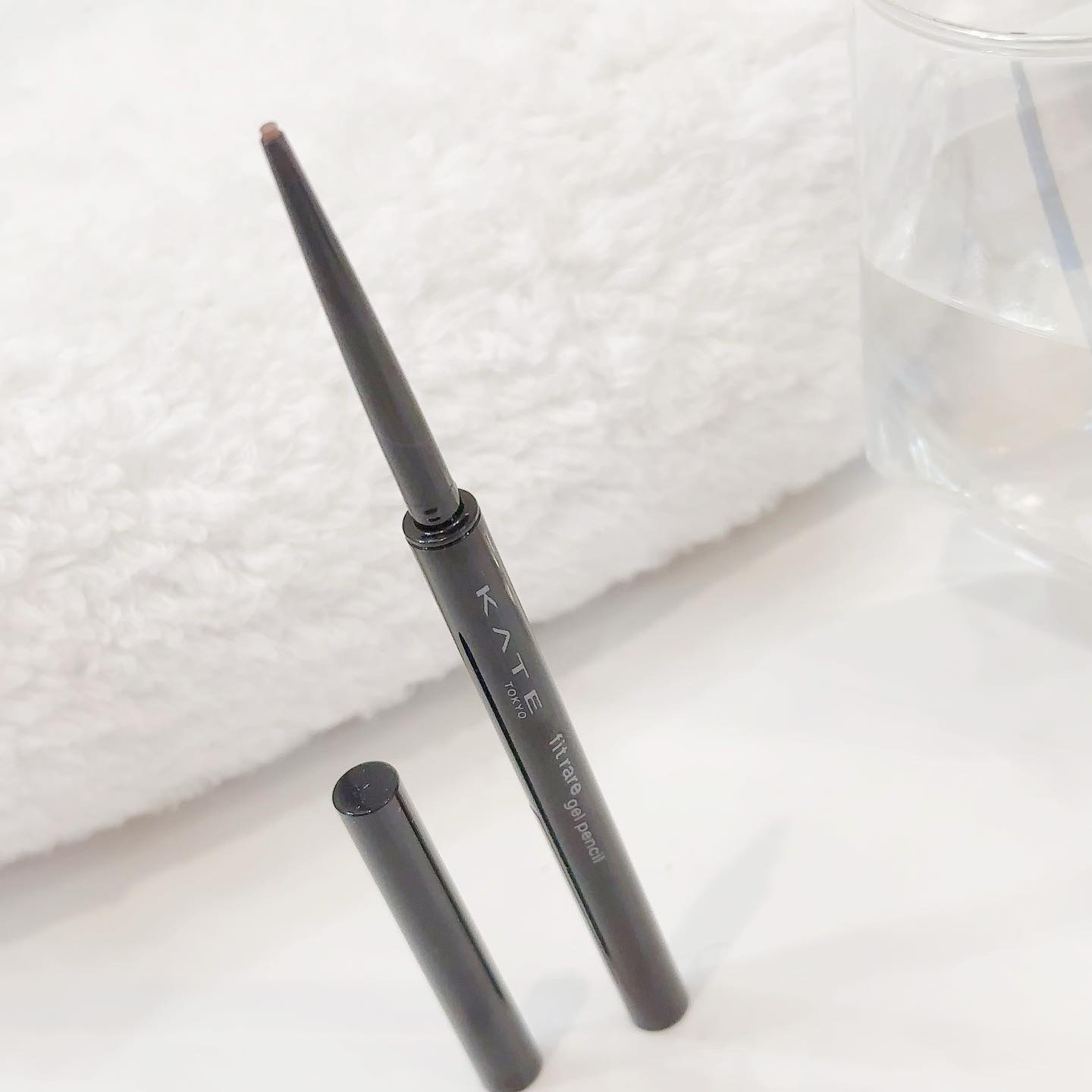 ケイト レアフィットジェルペンシルN BR-3 ミルクティーブラウン/KATE/ジェルアイライナーを使ったクチコミ（2枚目）
