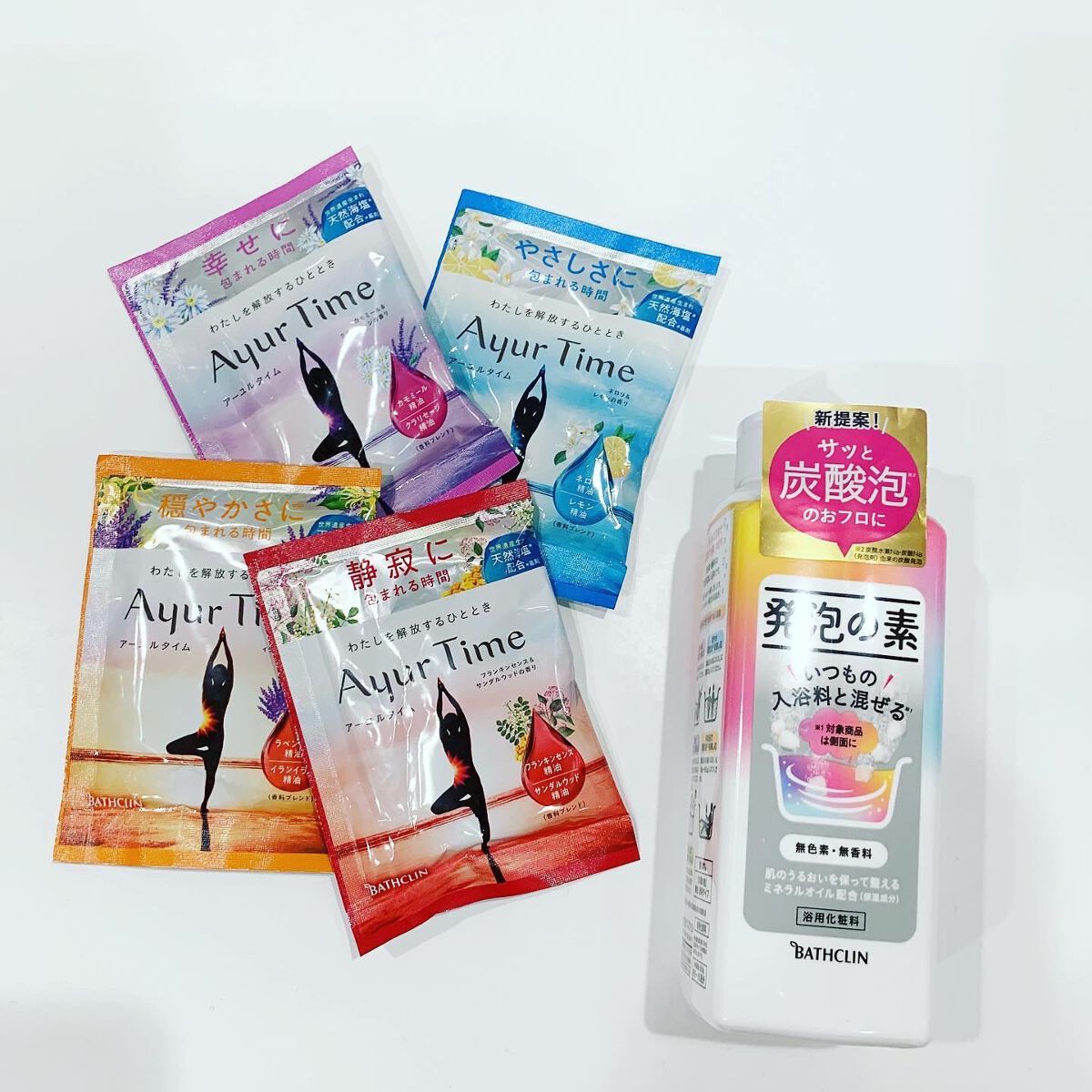 発泡の素/バスクリン/炭酸系入浴剤を使ったクチコミ（3枚目）